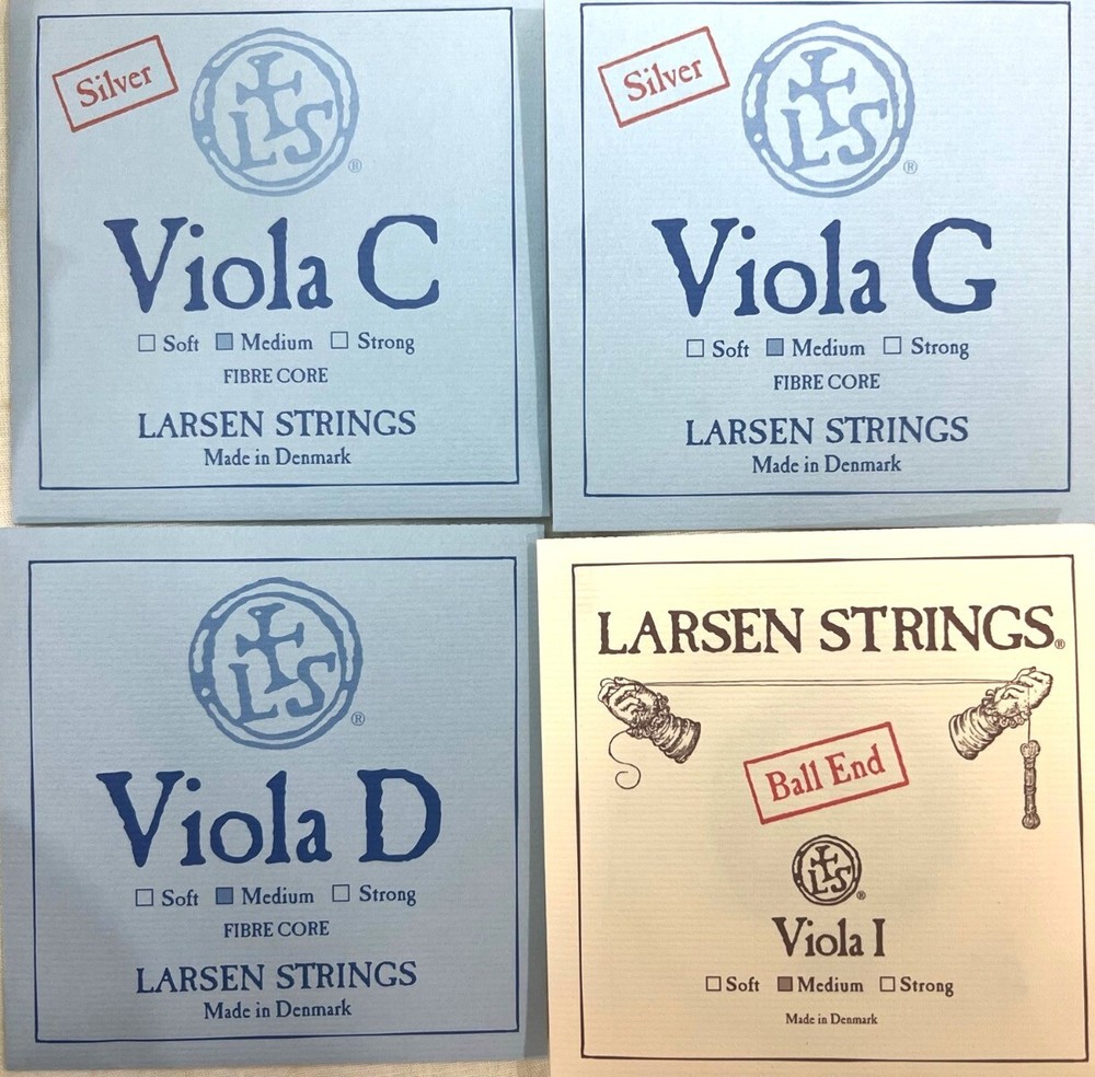 Original Larsen Viola String Set with Excellent A Strings 4/4 2026 Special