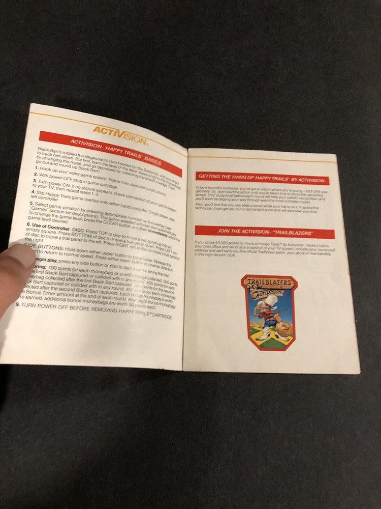 Happy trails atari manual