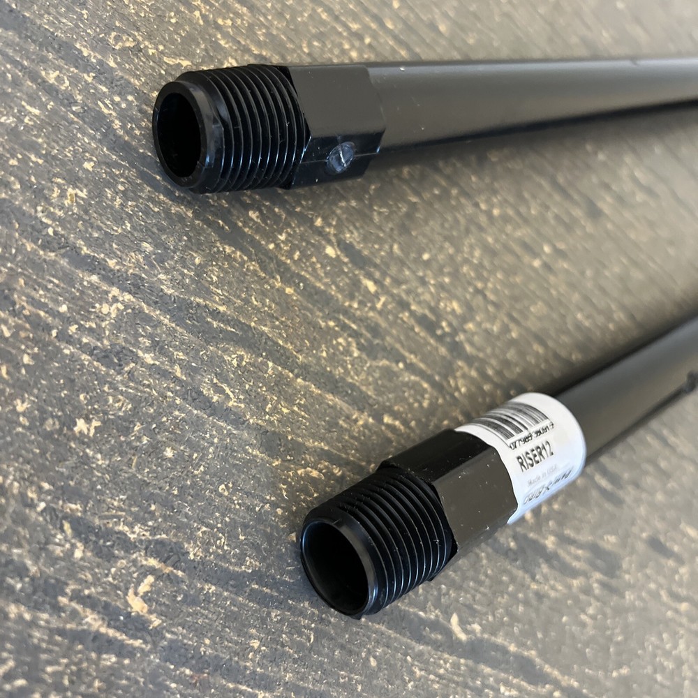 2 X Rain Bird RISER12 - 12 in. Threaded Riser