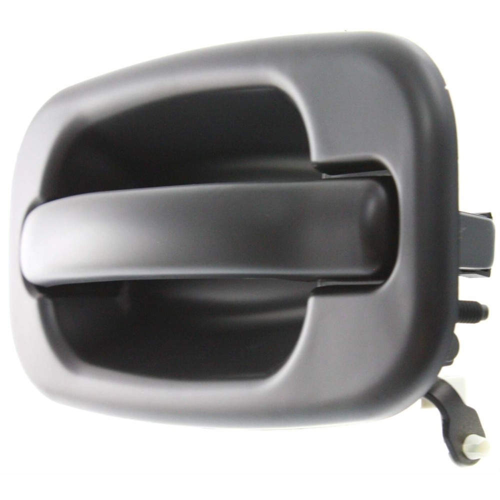 Door Handle Set For 1999-2006 Chevy Silverado 1500 Smooth Black Front Outer 2Pc