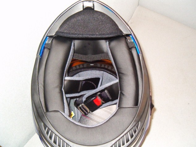 Blue Kimpex Trans Epsilon Medium Front Flip Helmet-$154