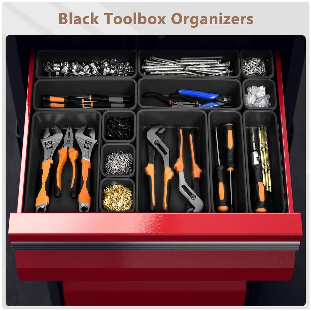 ã€ðŸ°ðŸ²ð—£ð—–ð—¦ & 5 Sizeã€'Tool Box Organizer Tray Divider Set, ã€Bl...