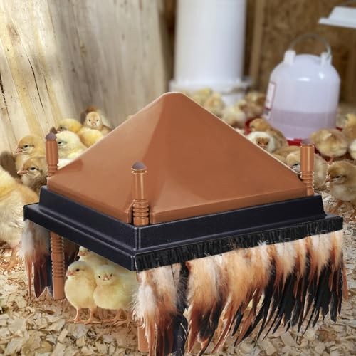 6.5FT Feathers for Chick Brooder Heating Plate,Warm and Secure As 1Pcs 6.5FT
