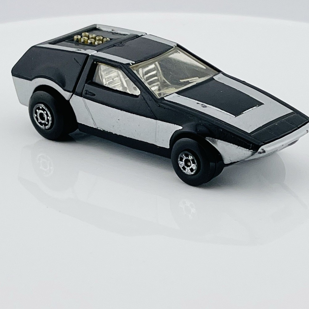 1972 Matchbox Lesney Superfast No. 51 Midnight Magic Black/Silver Two-Tone
