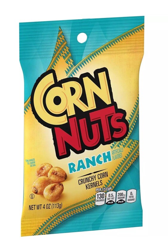 Cornnuts Ranch Bag, 4-ounces (Pack of 12 )
