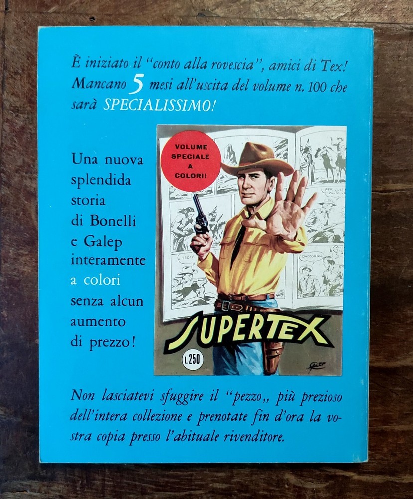 TEX Comic No. 55 Betrayal 1968 Sergio Bonelli + GREAT + Read Description