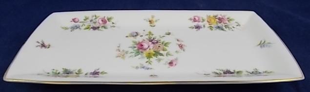 Minton Marlow Large Sandwich Tray Wreath Backstamp