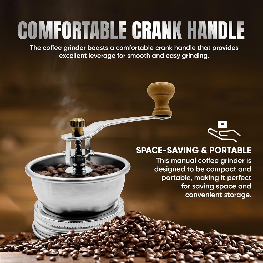 Stainless Steel Coffee Grinder Lid Attachment for Regular,