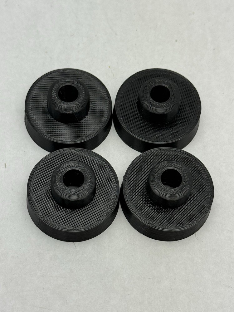 Replacement feet for the Underwood 6 model typewriter.