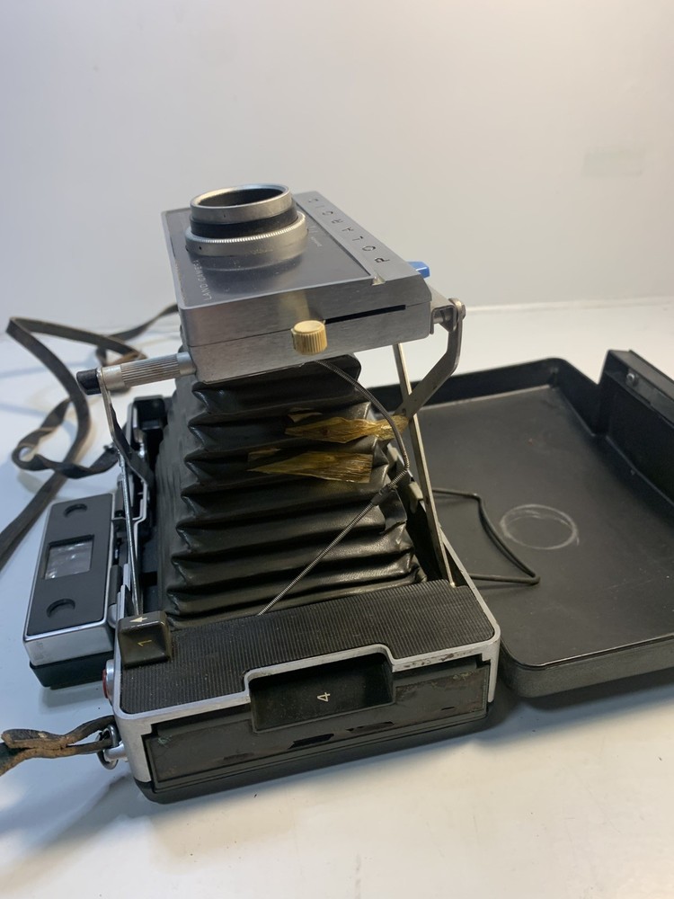 Polaroid Automatic 100 Land Camera w/ Case, Flash and More
