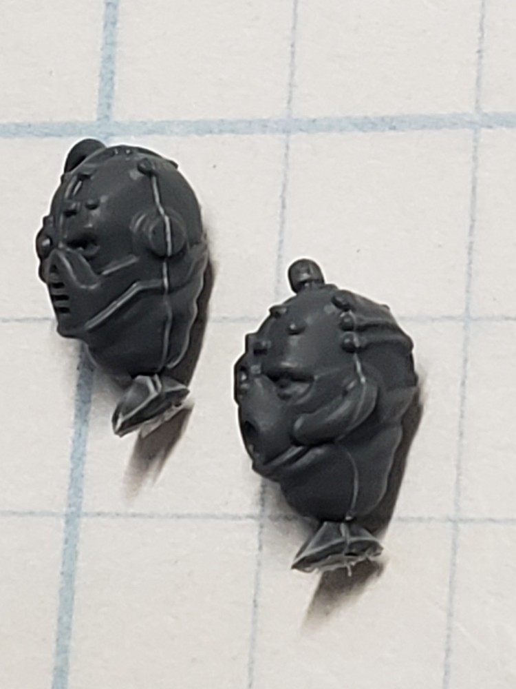 40k Adeptus Mechanicus Bits Battleclade Servitor Targeter Bionic Head #8290