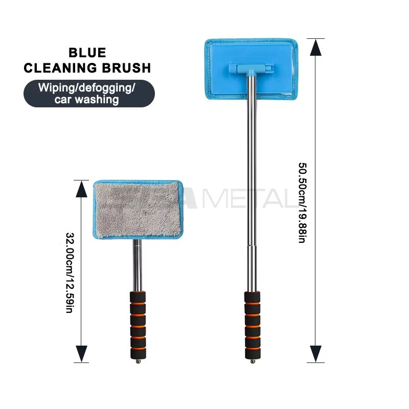 Car Windshield Defogging Brush Telescopic Handle Glass Cleaning Tool ✨