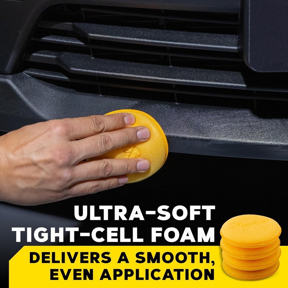 W0004 Supreme Shine 4" Foam Applicator Pads - 4 Pack