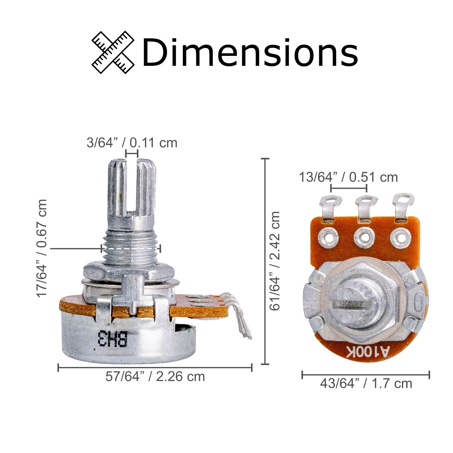 Speed Pot (Rabbit/Turtle) Switch for Pride and Go-Go Mobility Scooters