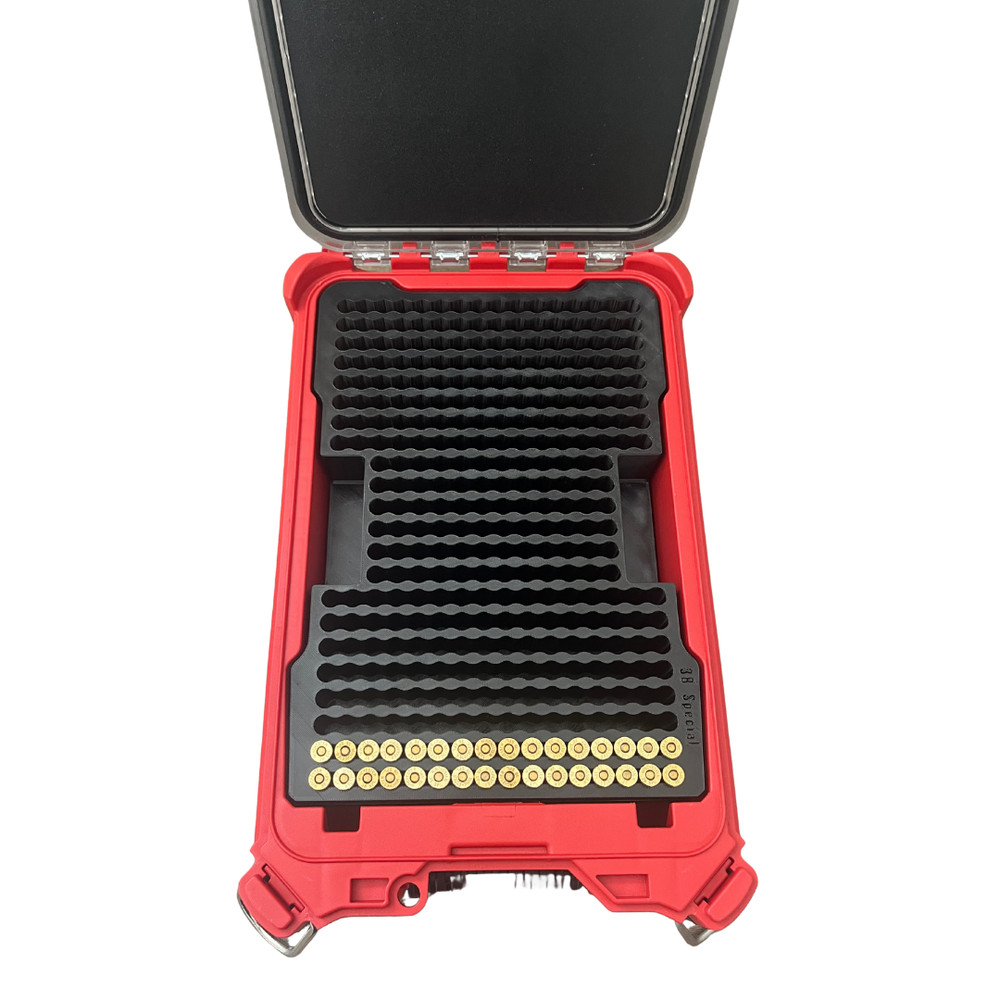 .38 Special Ammo Organizer Insert for Milwaukee Packout - Double Stack