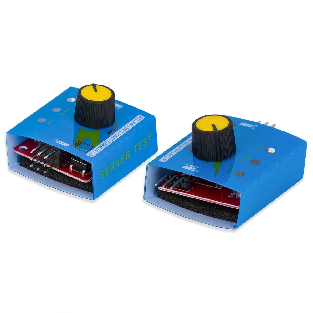 2PCS Digital ESC Servo Tester CCPM Consistency Controller Motor For RC Airplane