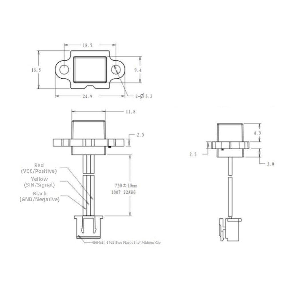 Water Level Detection Sensor Switch Noncontact for Home Appliance Devices