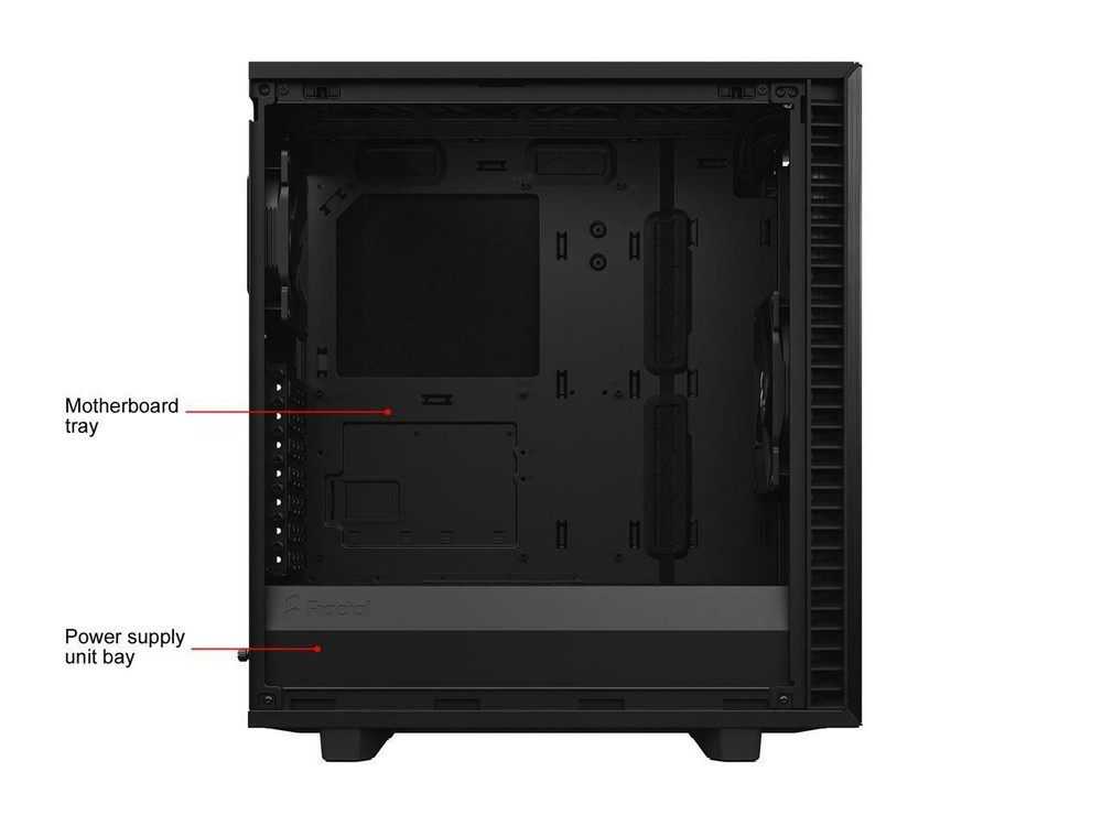 Fractal Design Define 7 Compact Case Black Brushed Aluminum ATX Compact