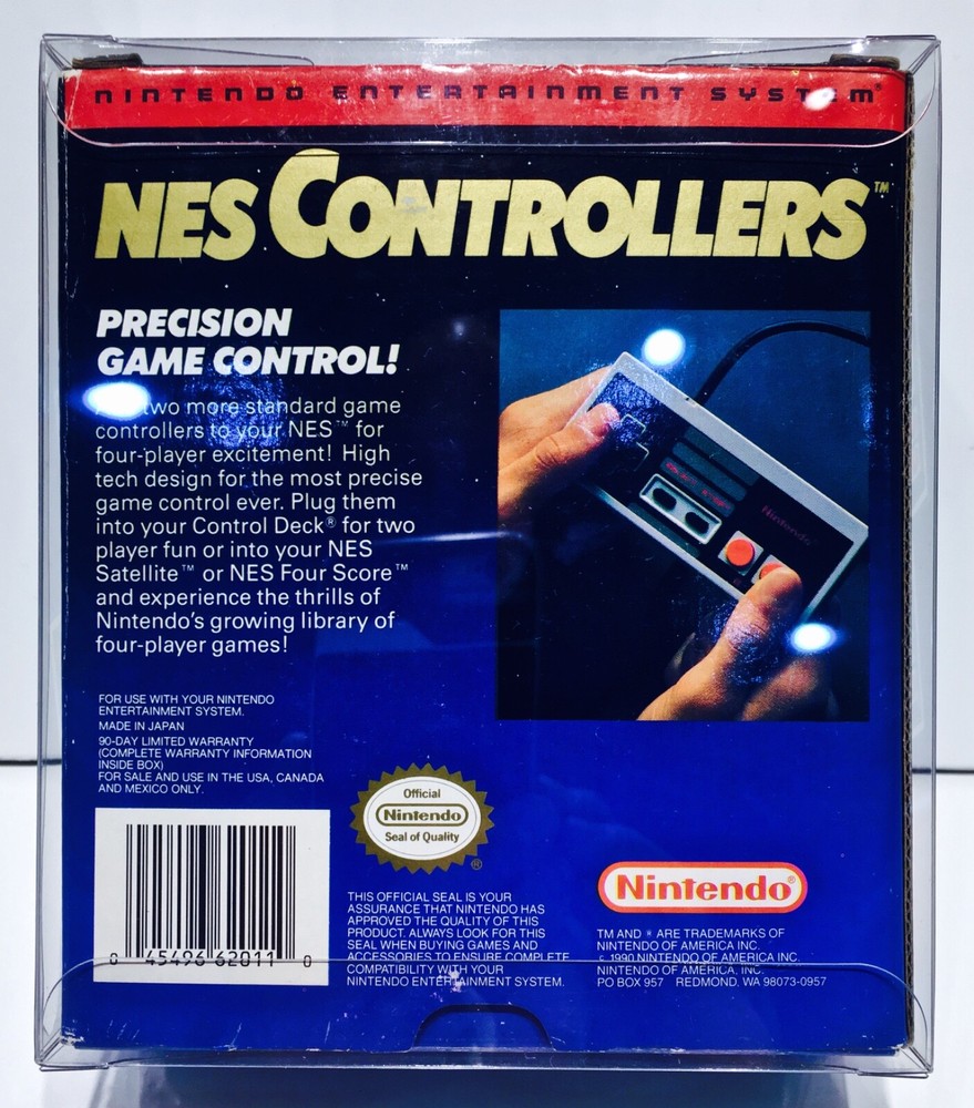 1 Box Protector for the Original NES Controller Box! See pictures! Display Case
