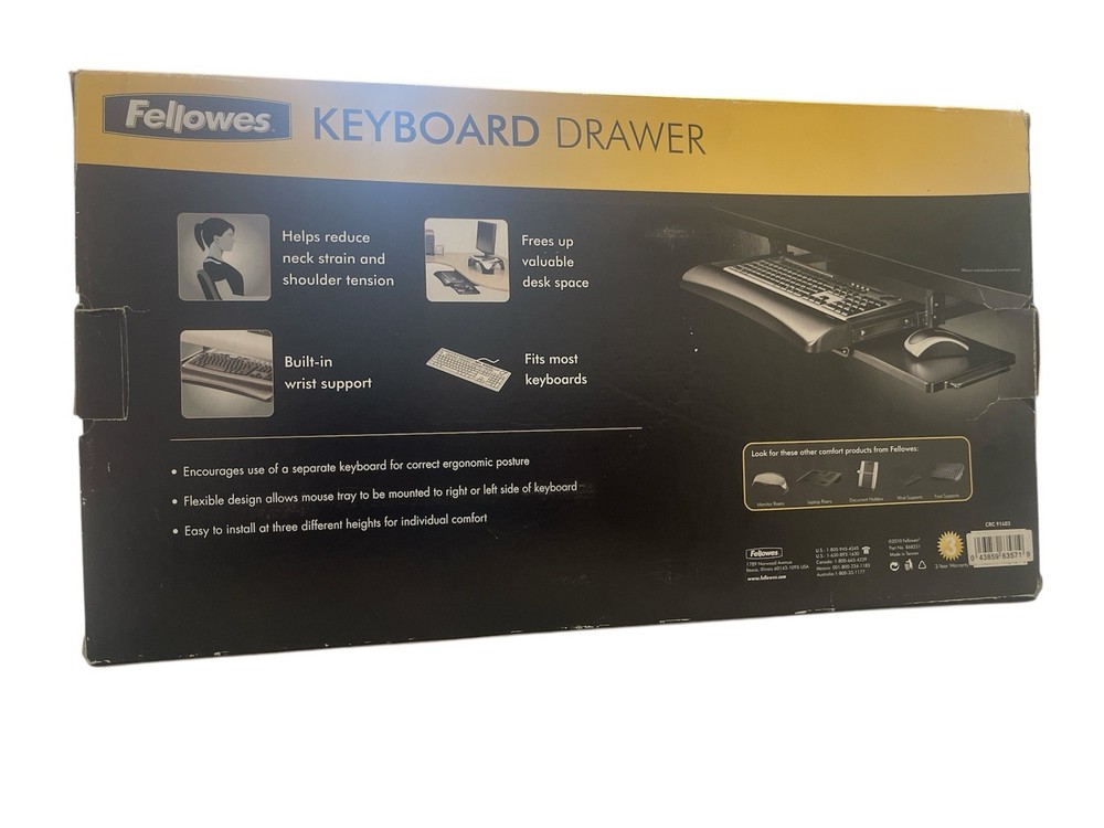 Fellowes Keyboard Drawer #14D