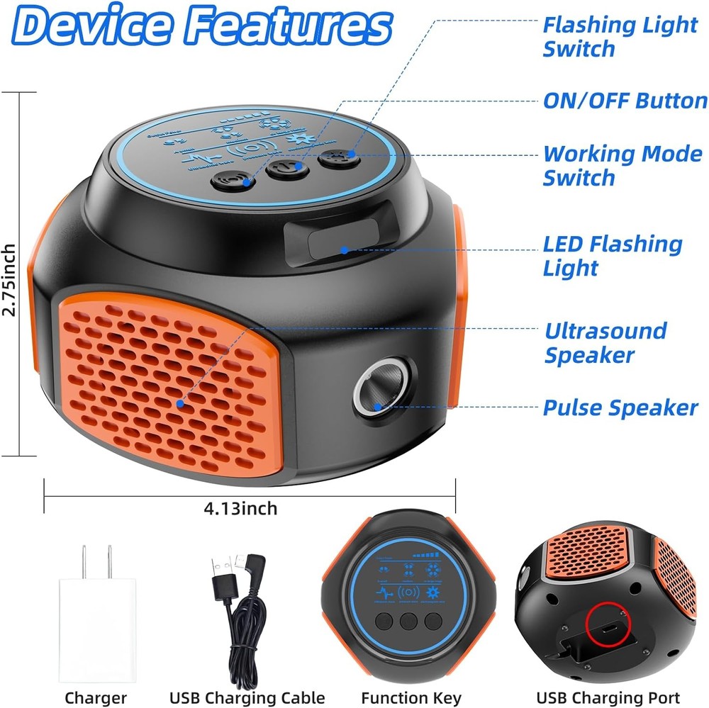 Electronic Repeller Plug In Pest Control Device for Ants Roaches Indoor