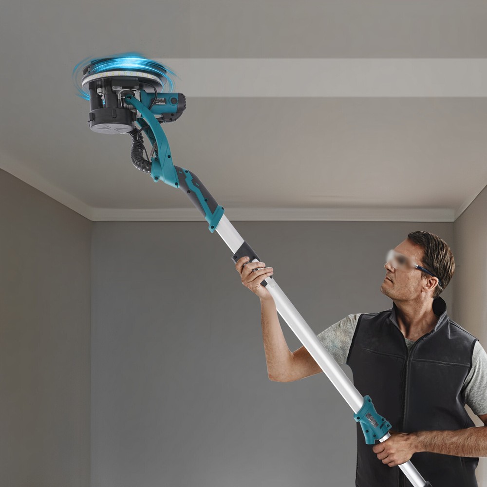Electric Ceiling Wall Sander Variable Speed Drywall Sander With Dust Collection