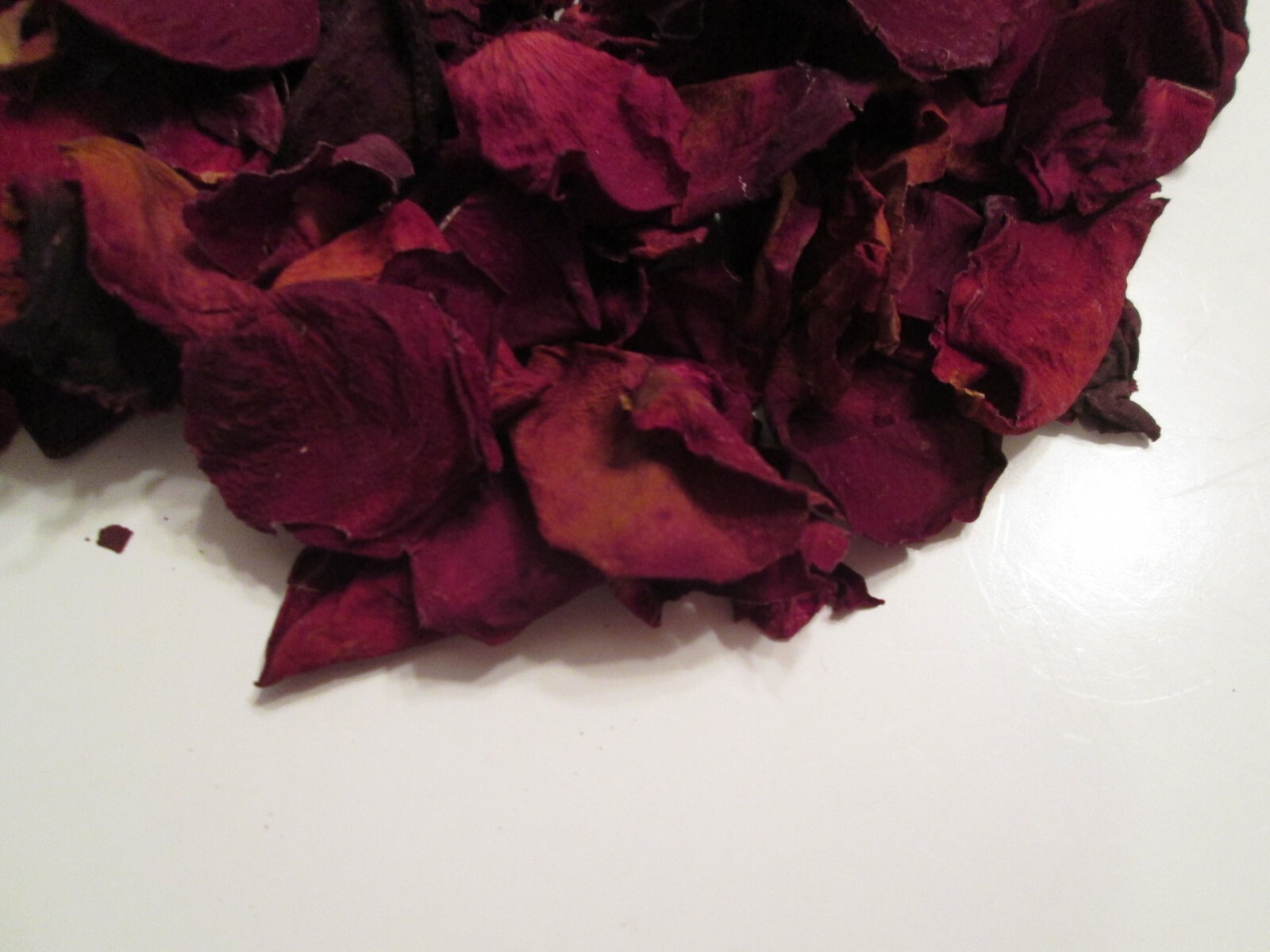 Natural Sun Dried RED Rose Petals - 6 Overflowing Cups BEAUTIFUL!