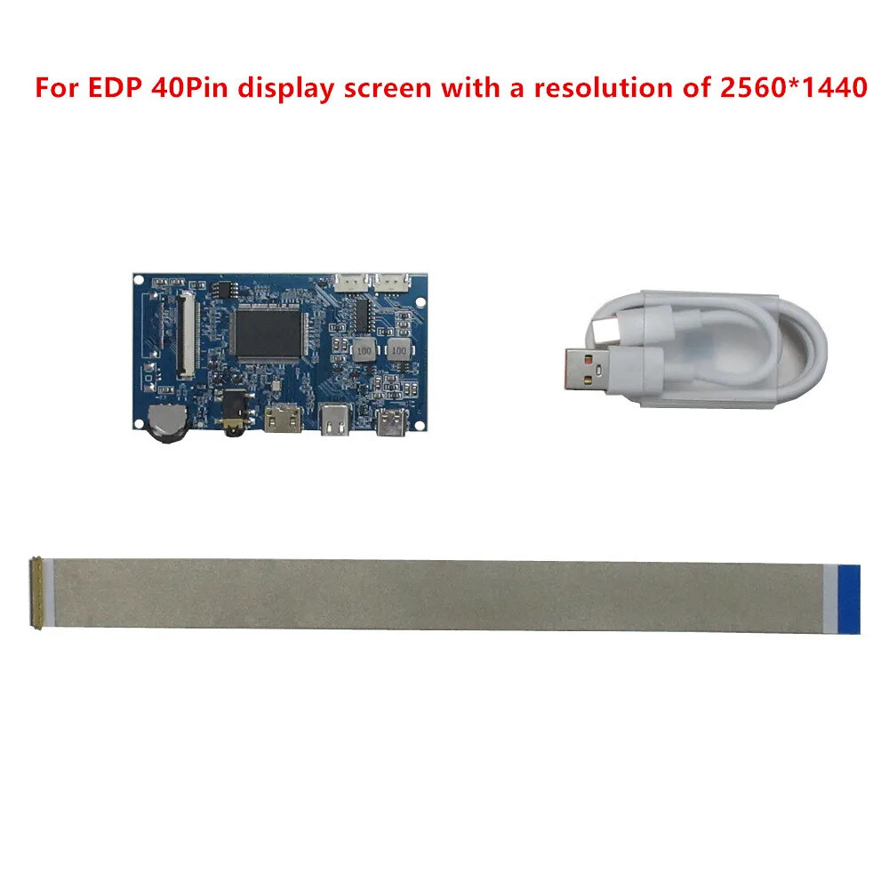 EDP 30Pin/40Pin TN IPS LCD Screen Type-C HDMI-Compatible Driver Control Board