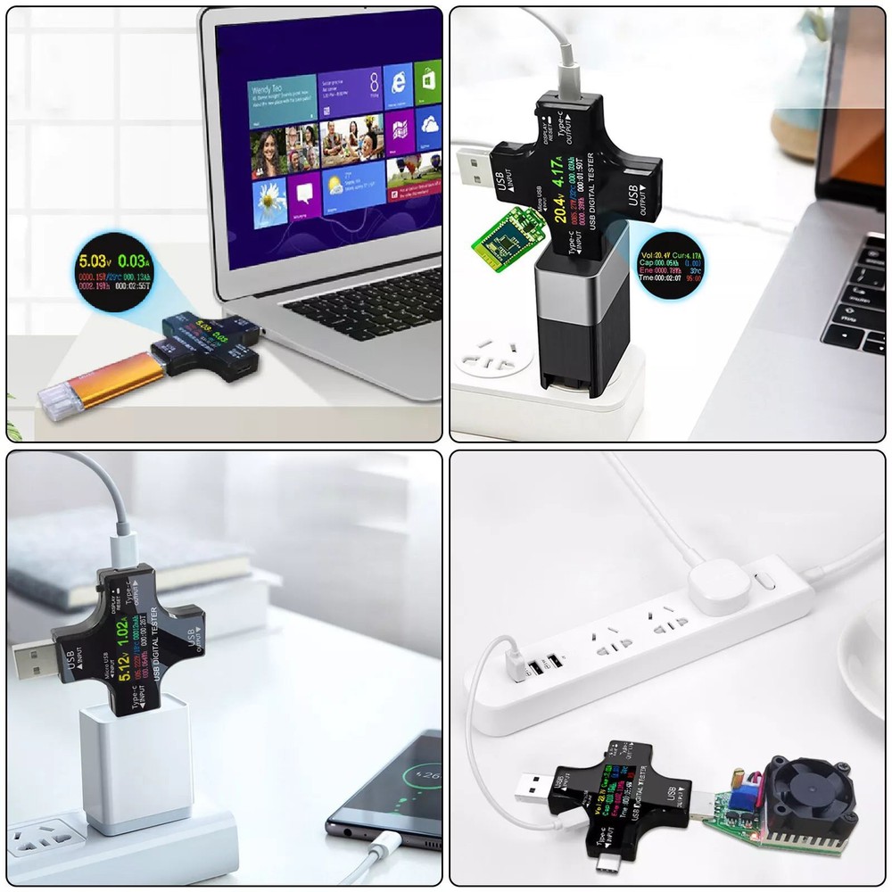 New USB Power Meter USB Power Meter Tester Accepts Maximum Power: 150W