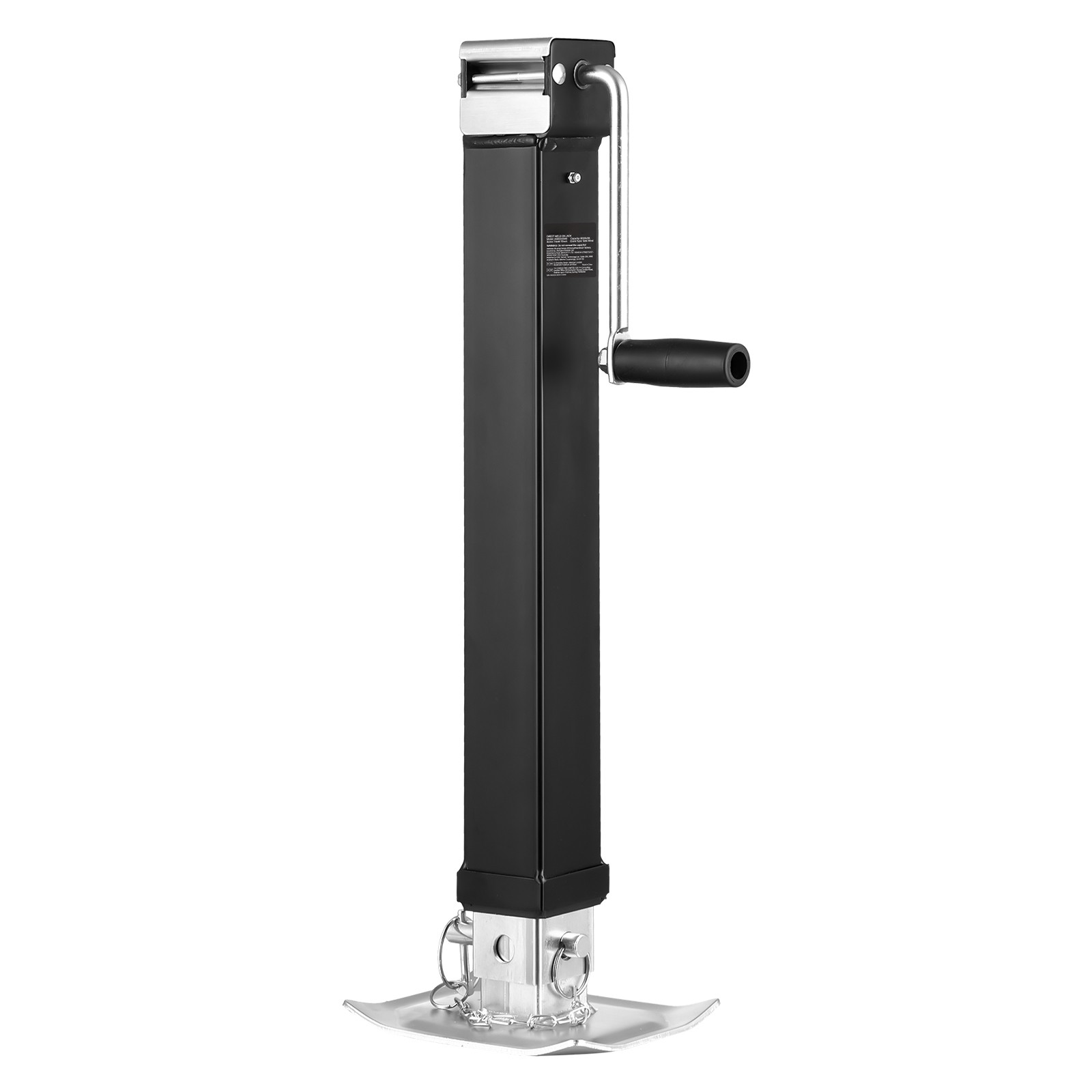 Trailer Jack Weld-on Pipe Mount Swivel Trailer Jack 8000 lbs 15" Travel