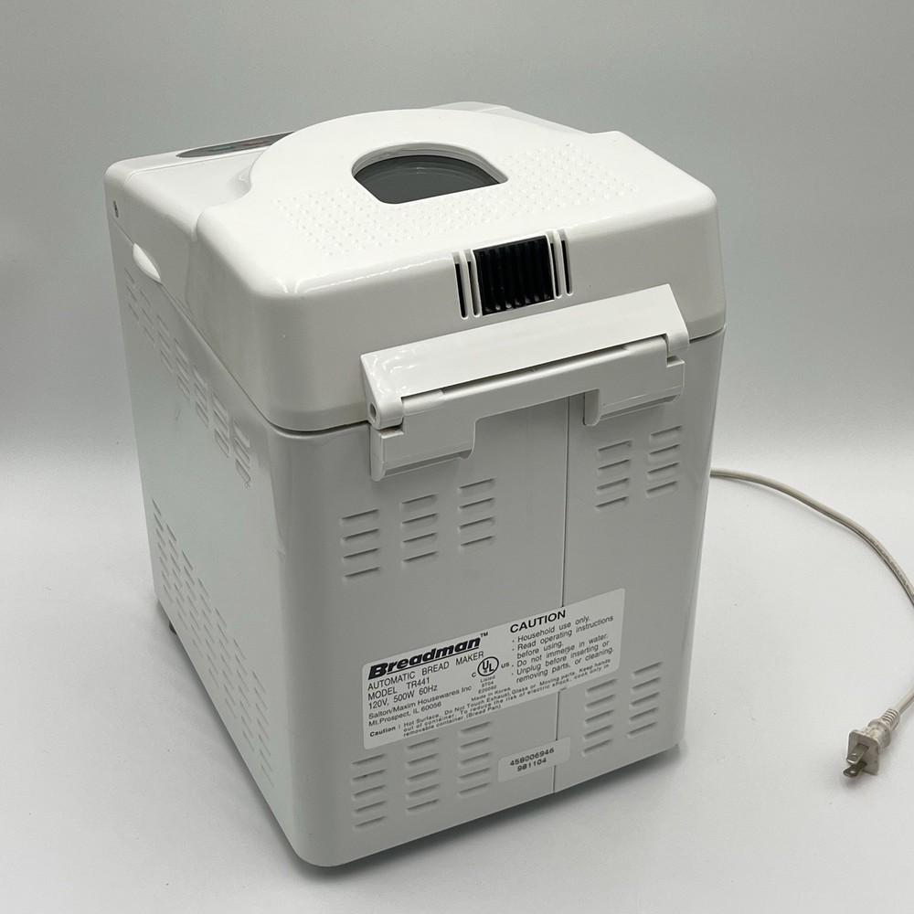 Breadman Bread Machine Maker TR441 W/manual Work&Tested