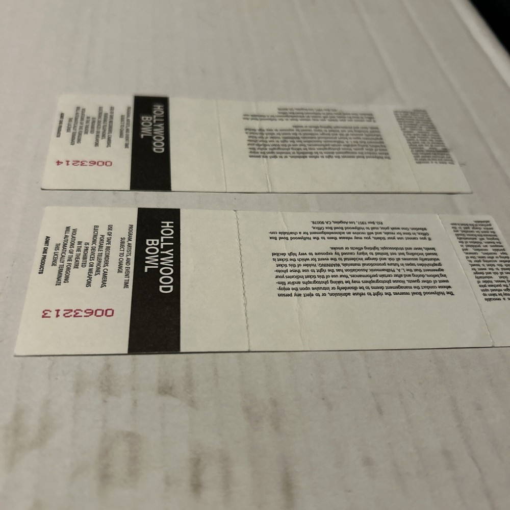 2 Cher Final 2005 Tour Tickets