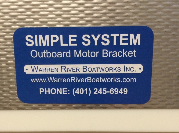Outboard Motor Storage BETTER BRACKET for 1-1/4" Double Rails