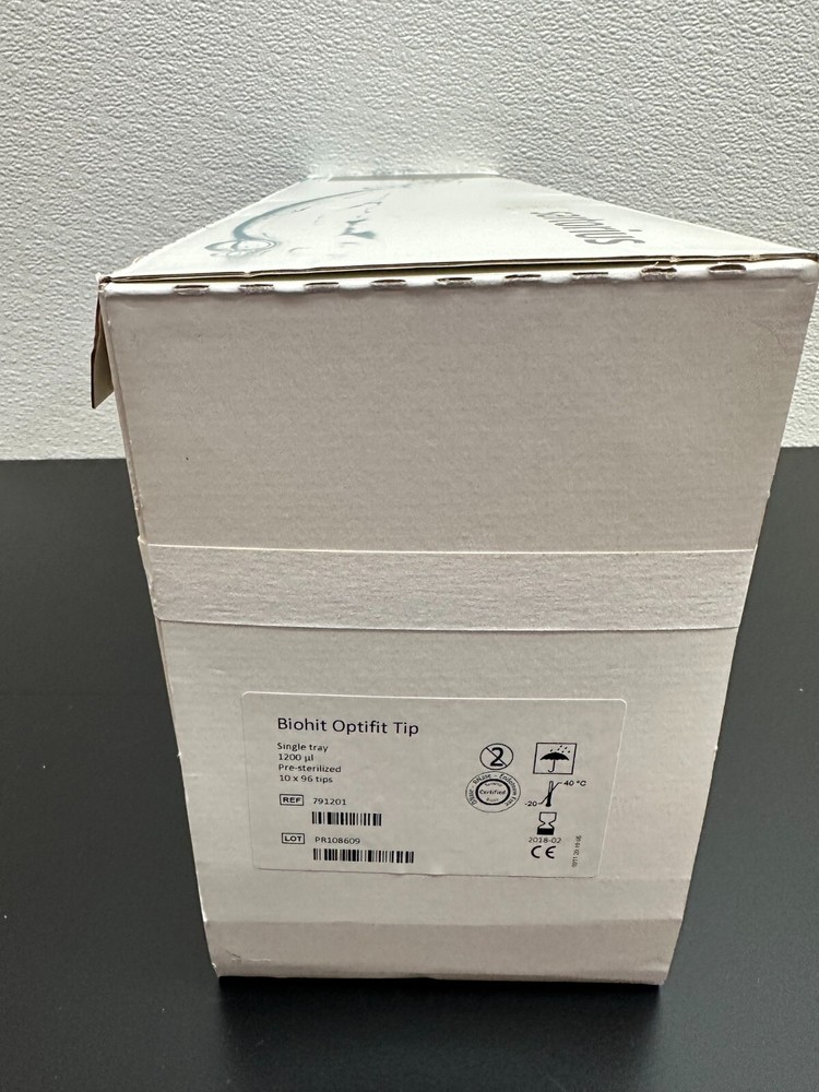 Sartorius Biohit REF 791201 Optifit Tip 1200µl 10 Racks