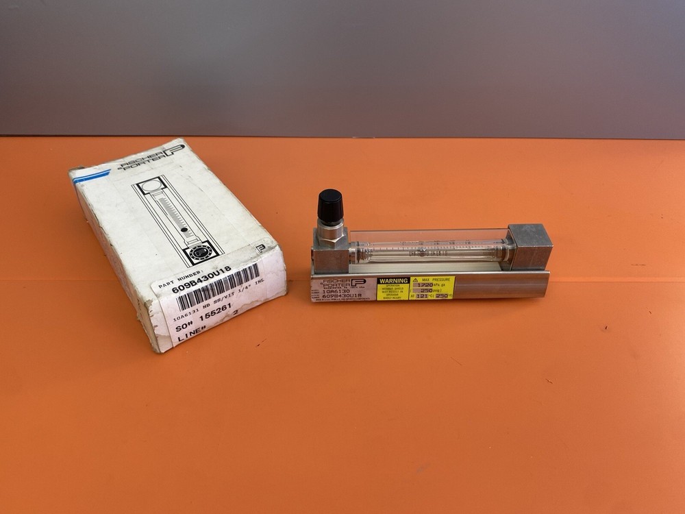 Fischer & Porter Purge Meter SS 1/4” 10A6131