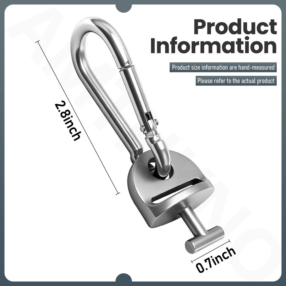 4 Pair T Lock Adapter W/Snap Hooks for Tonal Accessories, Accessory