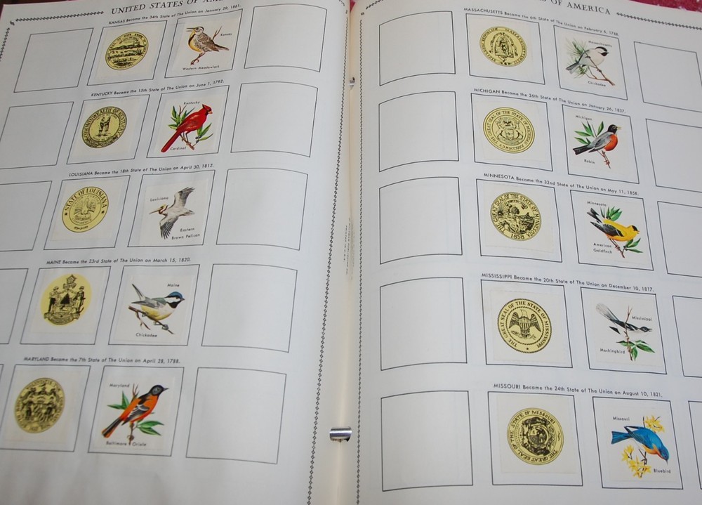 Vintage - Whitman United States of America Stamps Album - 1847-1966-collector