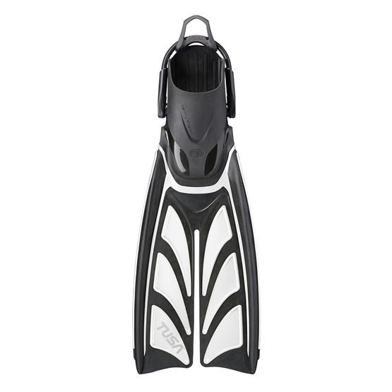 TUSA Hyflex Zoom Split Diving Fins with Adjustable Bungee Strap - Compact
