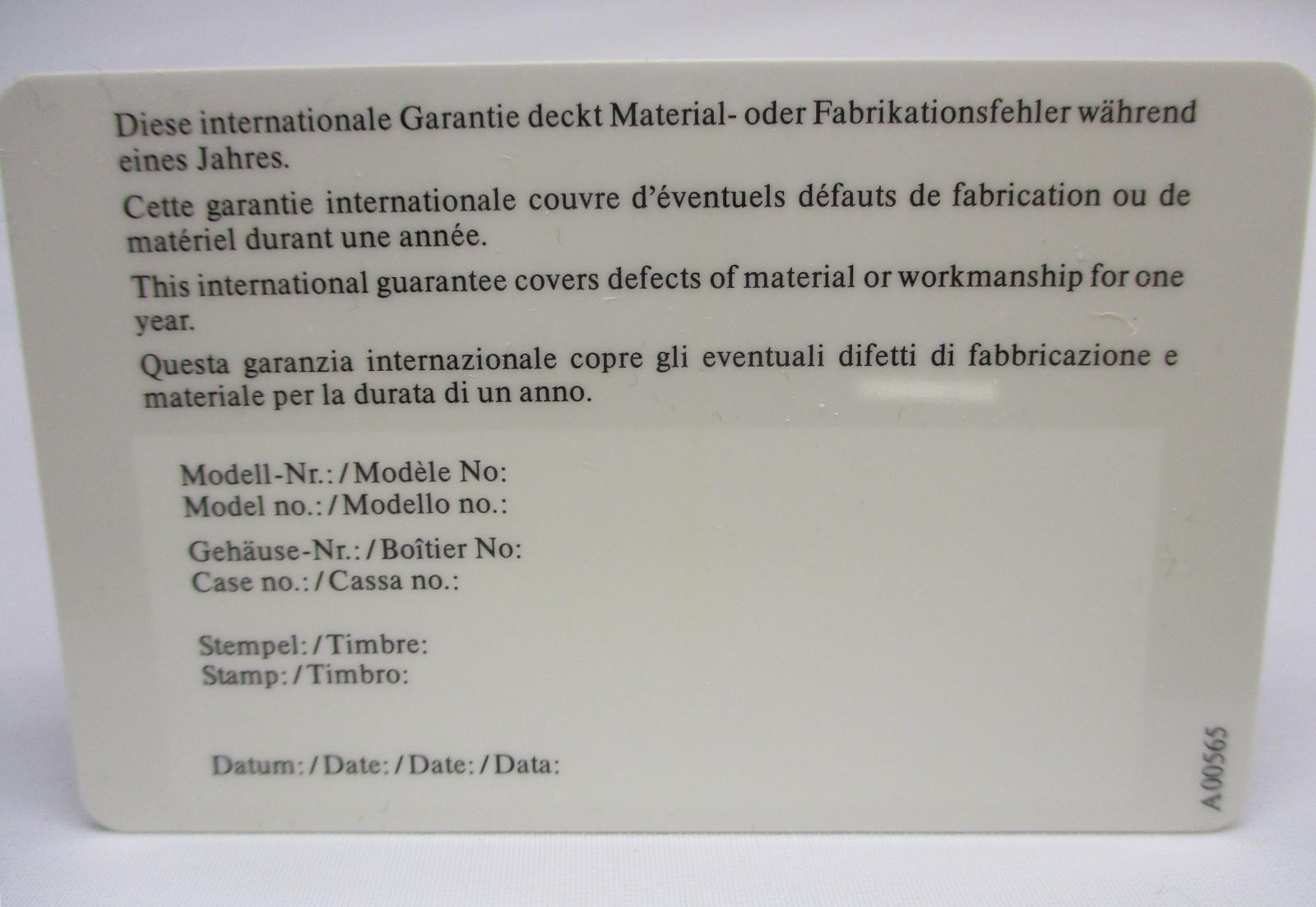 Rare IWC Watch & Chronograph Guarantee & Service Books + Open Guarantee Card