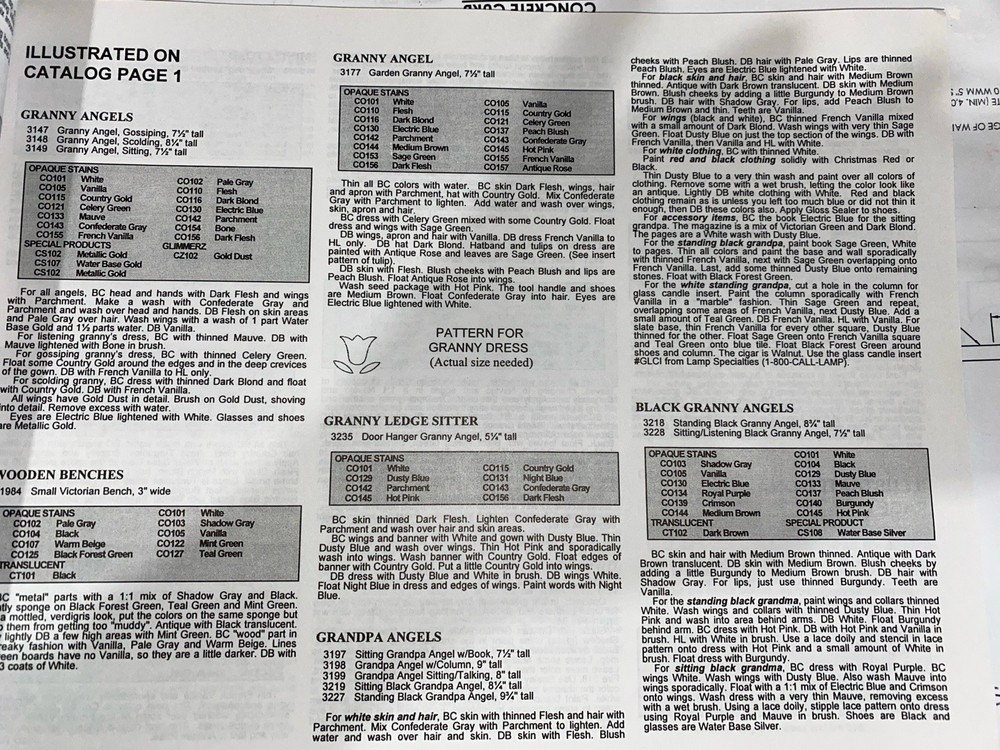 Decorating Technique Scioto Mold Guide 22nd Edition Painting Directions