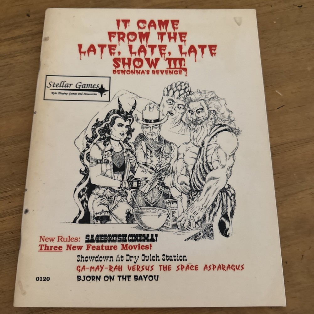 Stellar Games Horror RPG It Came From the Late, Late, Late Show III (1st)