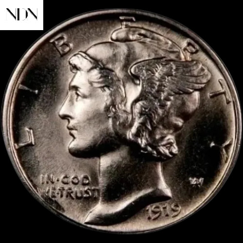 1919-S Mercury Dime - Uncirculated BU - 90% Silver