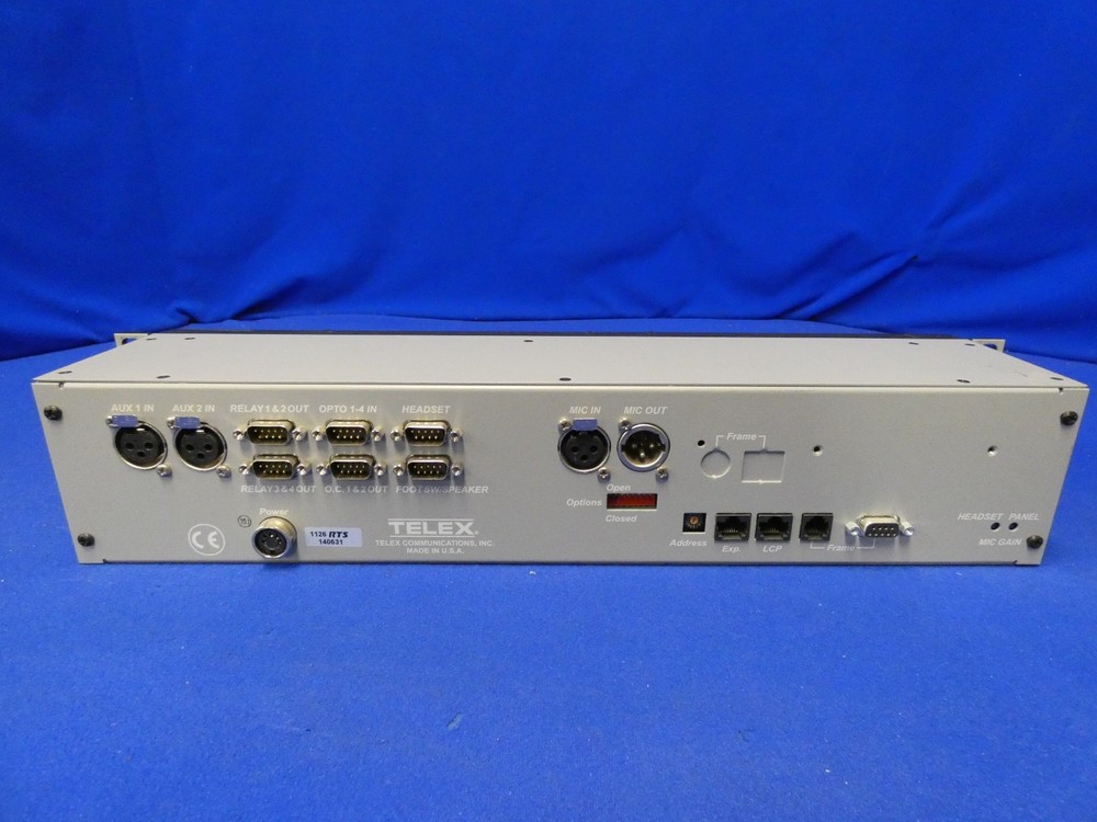 RTS KP-32/16 Intercom Keypanel for Parts (missing 1 button, 1 key, no ps)