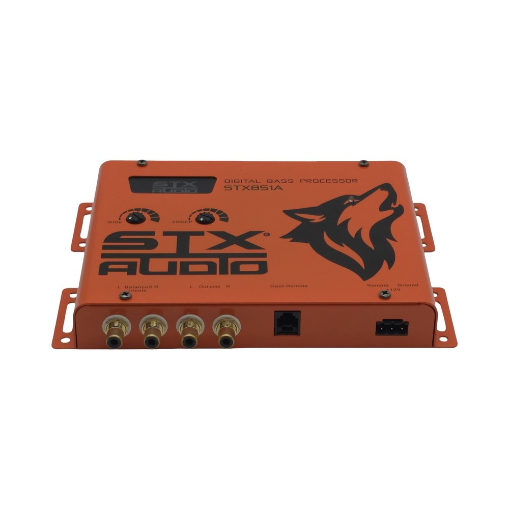 STX Audio STX851A Digital Bass Processor with Remote Control & EQ