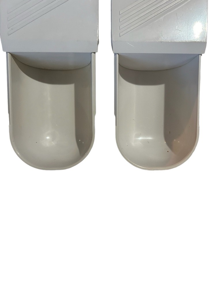 2 Half Cup KitchenArt Adjustable Measuring Cup White Plastic