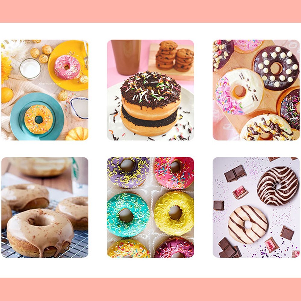 110V Electric Donut Maker Waffle Machine Doughnut Making Machine 15-hole