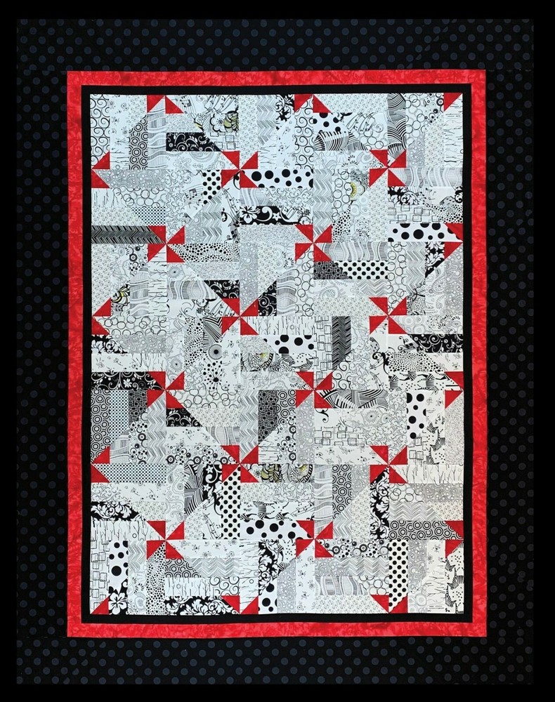 #455 Simple Illusions Quilt Pattern Crib Throw Twin Queen King