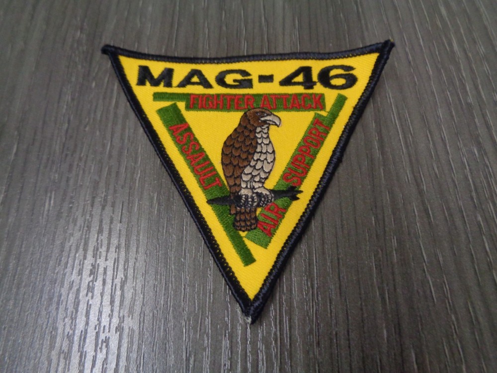 USMC US Marine Corps Patch MAG-46 Fighter Attack Assault LARGE NEW