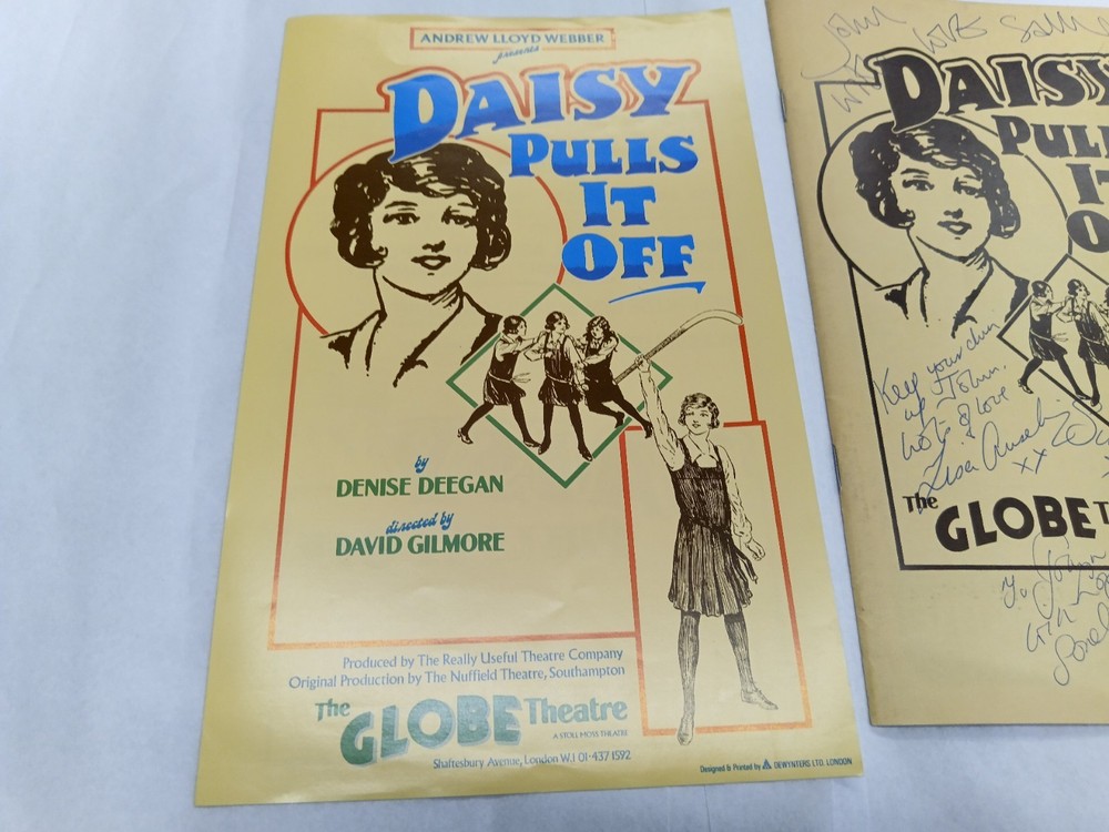 Theatre Programme Daisy Pulls It Off Signed Sally Cookson Imogen Bain + Others