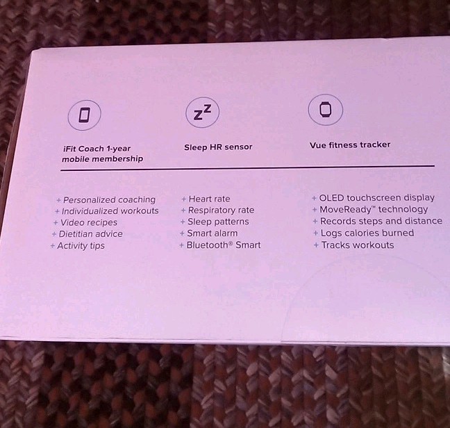 iFIT Coach Bundle Sleep Bundle 1 Year Membership Vue Tracker & Sleep Hr Sensor